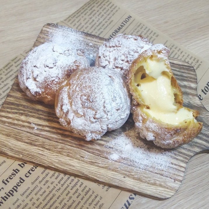 パティシエの本格ザクザクシュークリーム レシピ 作り方 By 菌活女子 楽天レシピ